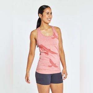 NWT Oiselle Flyte tank, blaze/dream, small